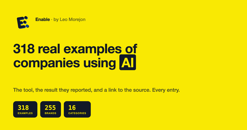 Enable: How Brands Use AI
