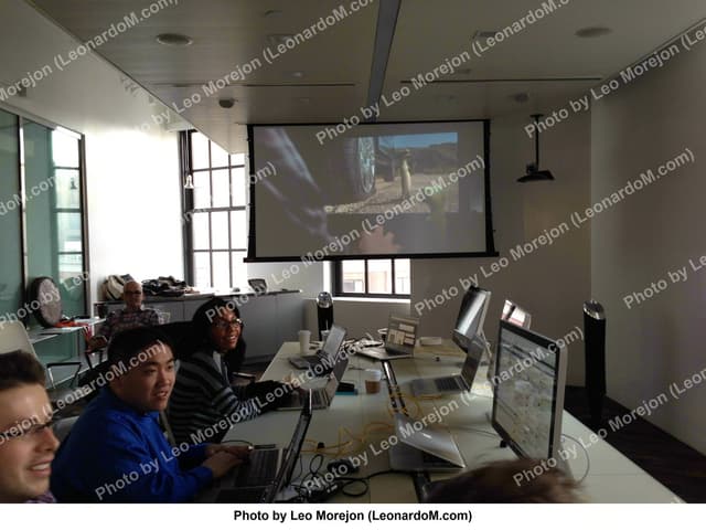 Inside the room during the Oreo Super Bowl Blackout Tweet, the 360i real-time marketing team Leo Morejon led, February 3, 2013 (5 of 12)