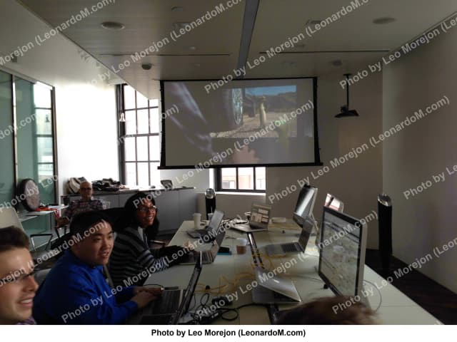 Inside the room during the Oreo Super Bowl Blackout Tweet, the 360i real-time marketing team Leo Morejon led, February 3, 2013 (5 of 12)
