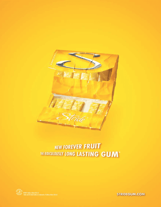 Stride Gum Social Media Marketing