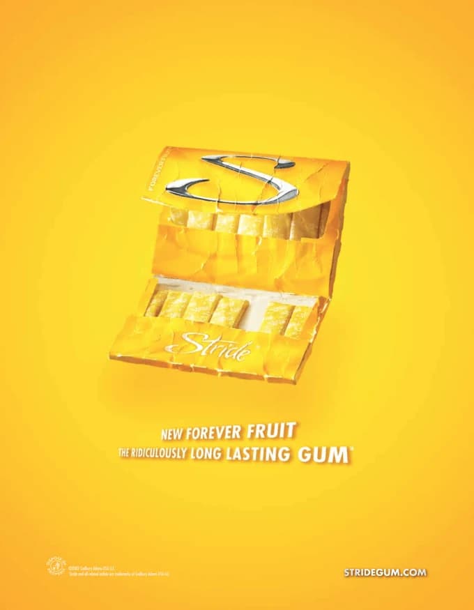 Stride Gum Social Media Marketing