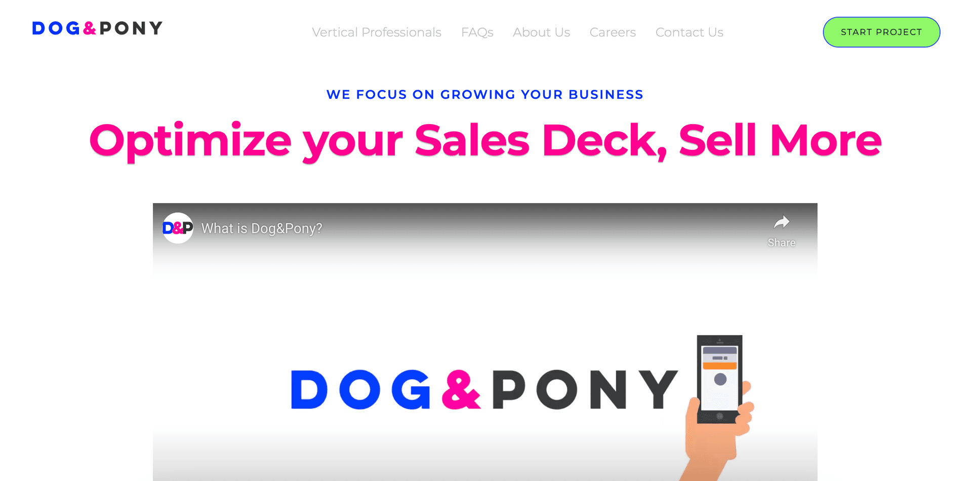 Successful Launch of Tech/Services Company Dog & Pony