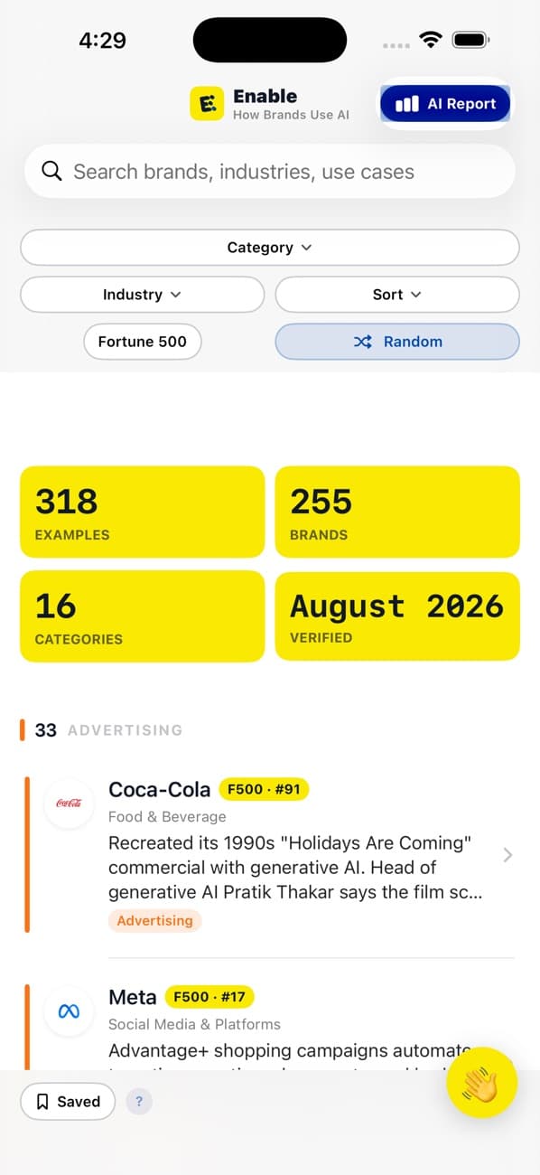 Enable: How Brands Use AI on iPhone