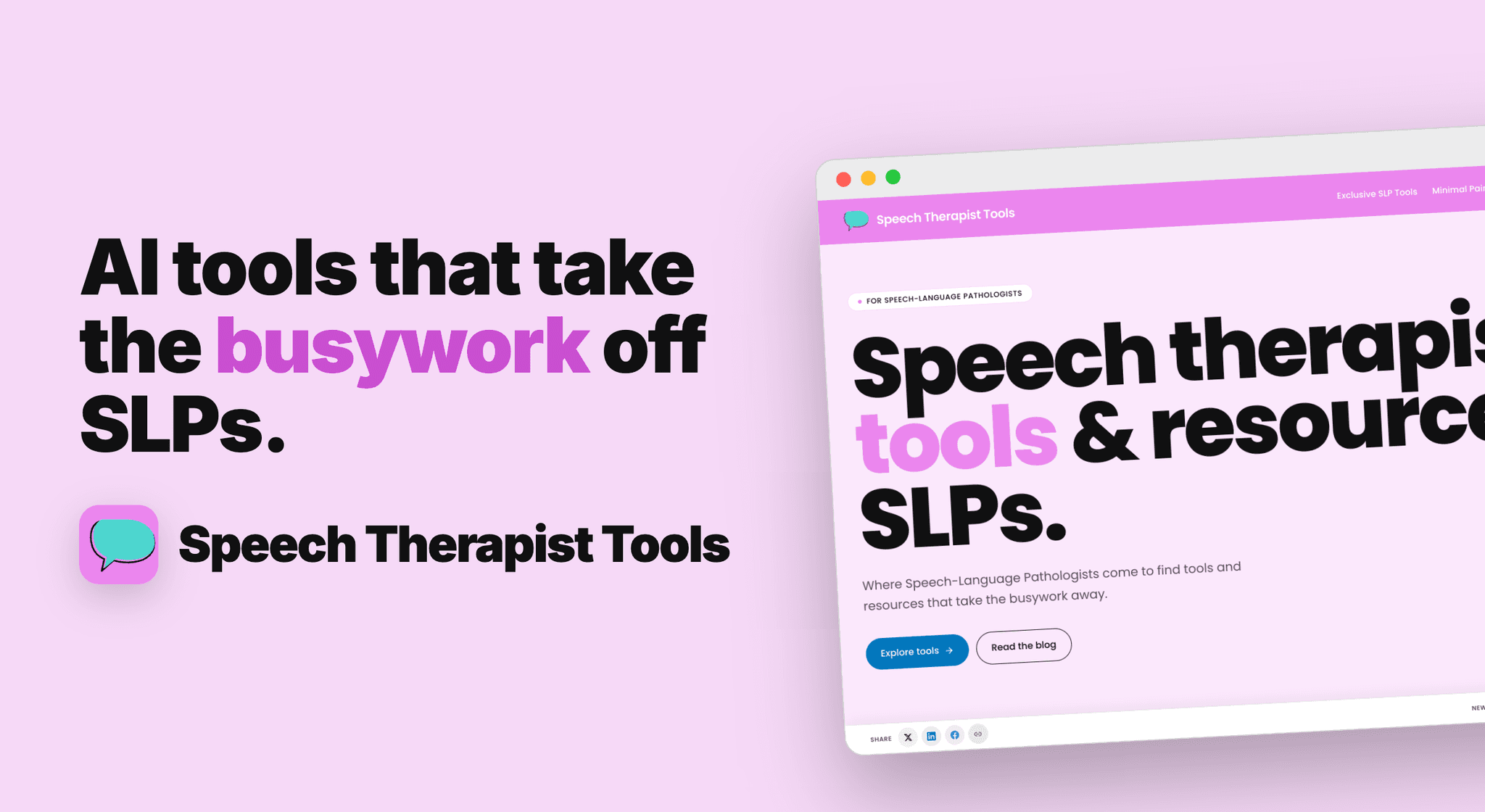 Speech Therapist Tools