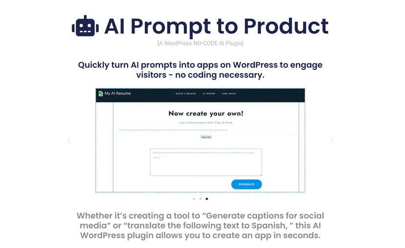 AI Prompt to Product