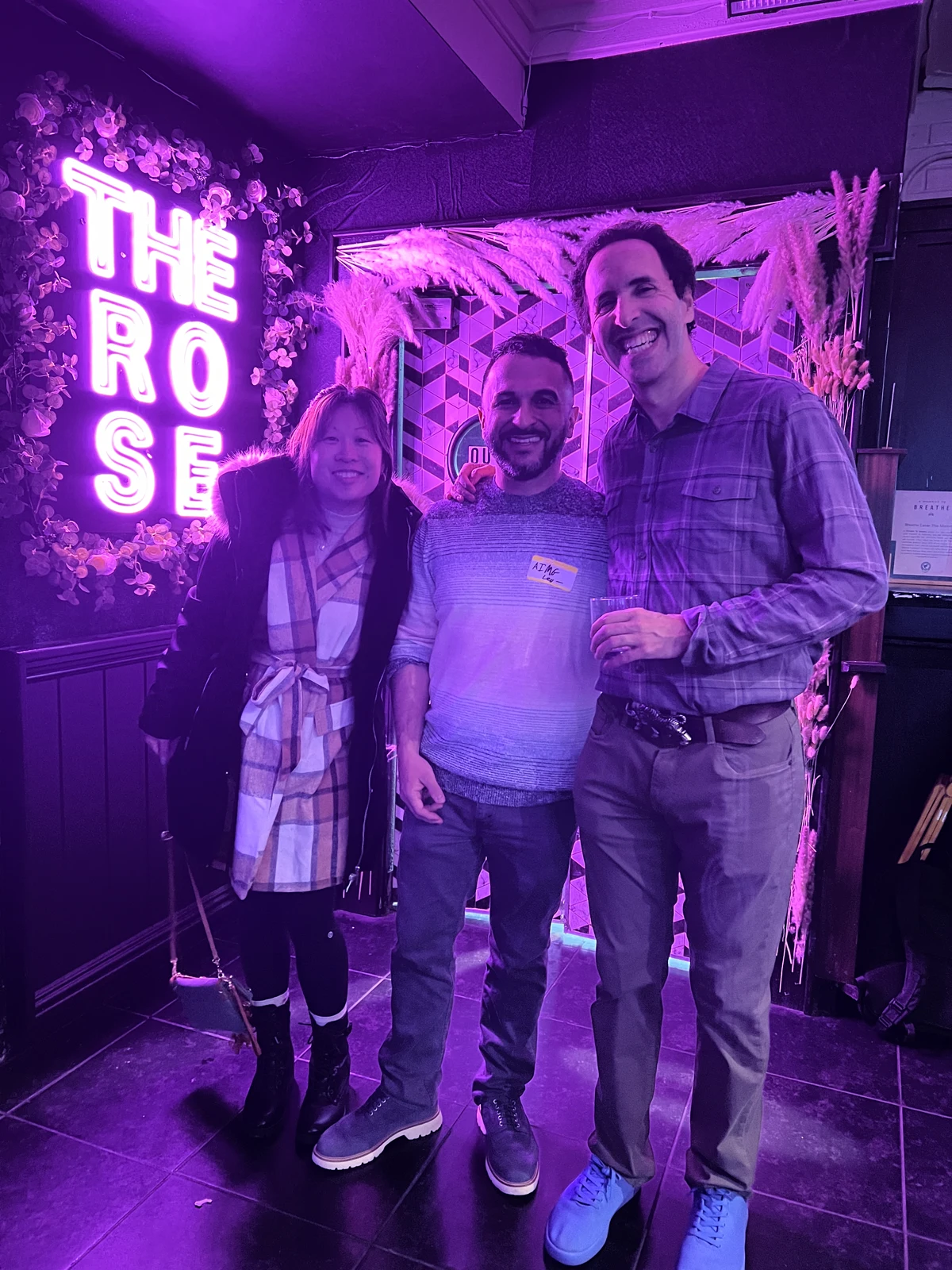 Leo Morejon with attendees at an AI Marketers Guild meetup
